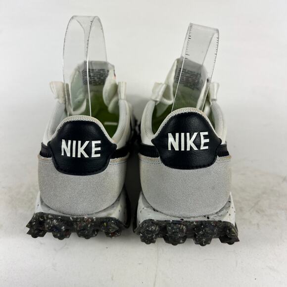 Nike Waffle Racer Crater Shoes Women's 7 White Suede Trainer Lace-Up CT1983-104 - Picture 7 of 10